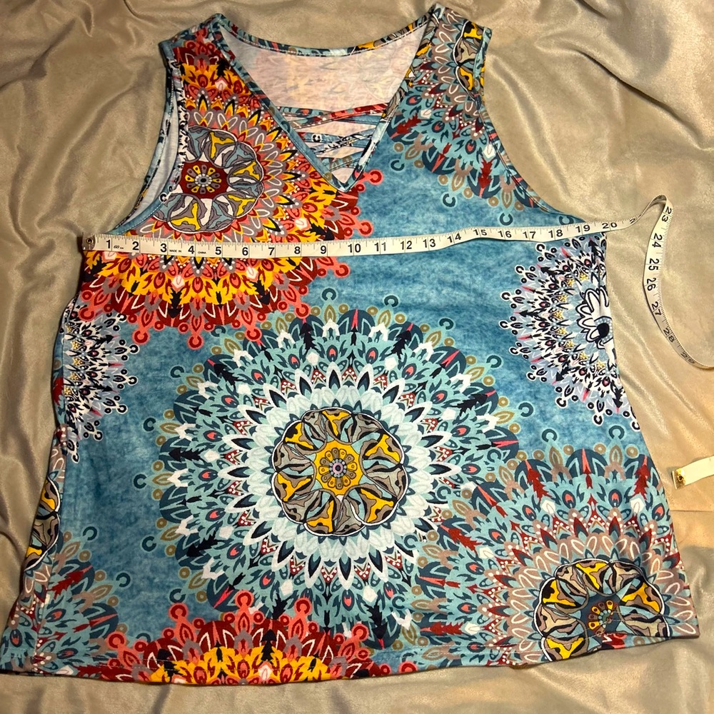 XXL colorful tank top